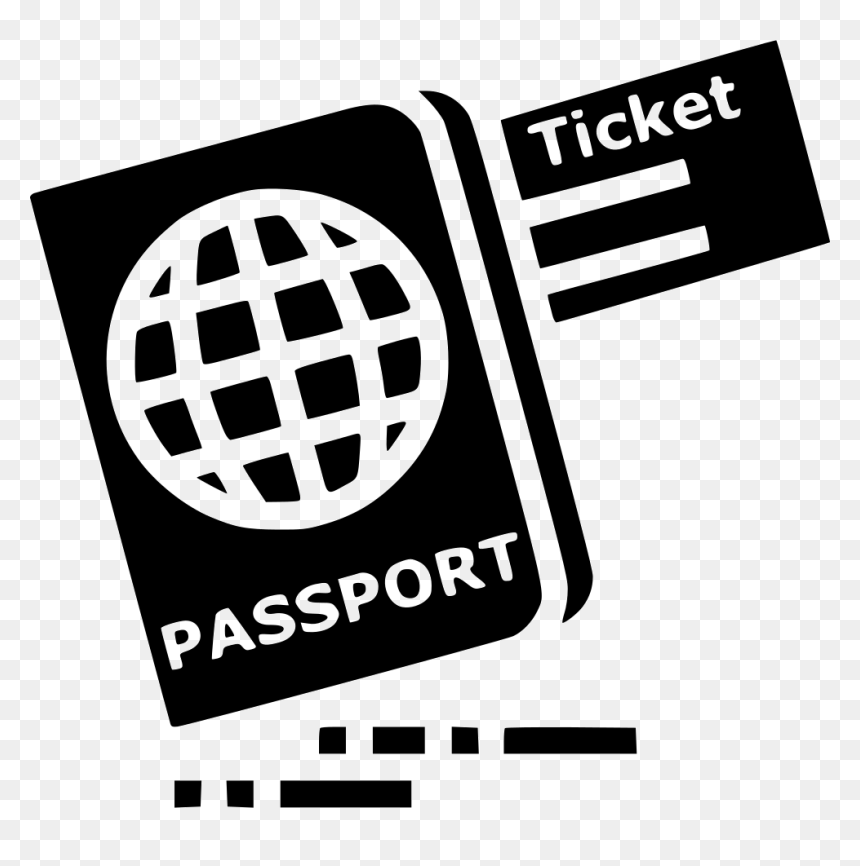 Ticket Passport Travel Visa Identity Tourism Document - Icon Passport Visa Png, Transparent Png - passport png