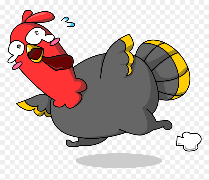 Turkey Thanksgiving Cartoon Clip - Clip Art, HD Png Download - thanksgiving turkey png