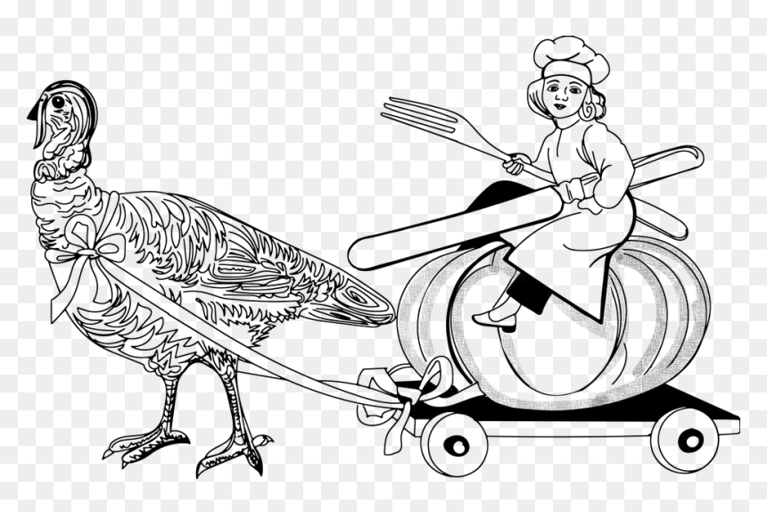 Cartoon, HD Png Download - thanksgiving turkey png