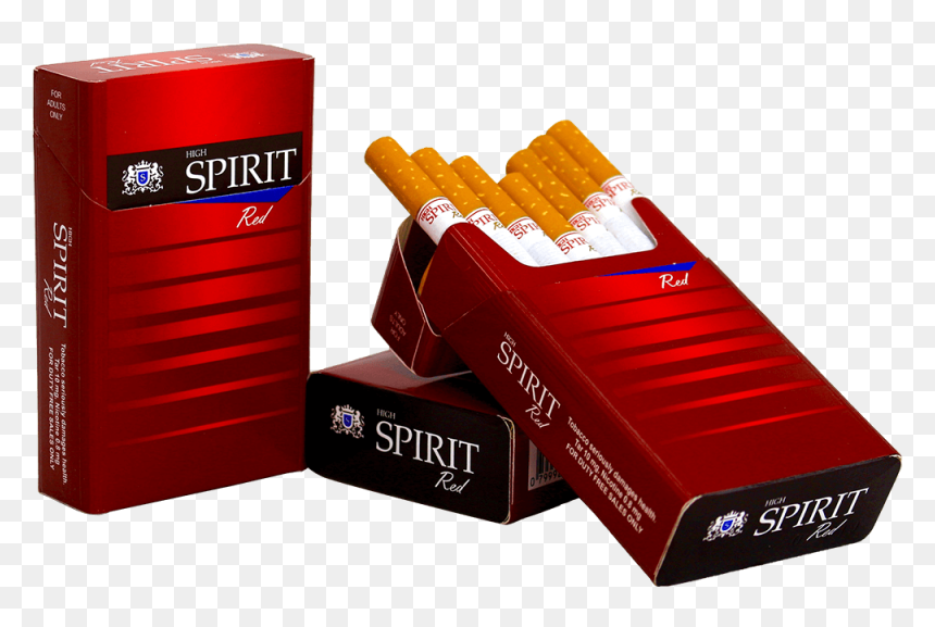 High Spirit Red - Plain Cigarette Packaging Thailand, HD Png Download - cigarettes png