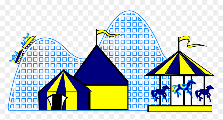 Clip Art Carnival, HD Png Download - roller coaster png