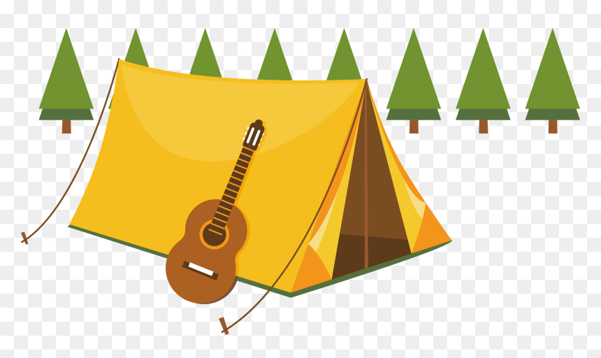 Camping Summer Camp Tent Illustration - Summer Camp Tent Png, Transparent Png - camping png
