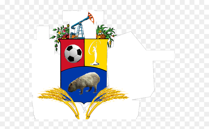 Coat Of Arms Of Venezuela, HD Png Download - venezuela flag png
