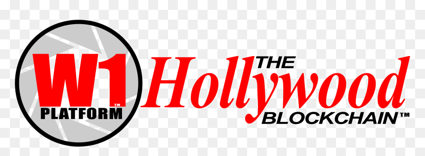 W1 Platform The Hollywood Blockchain Log - Graphic Design, HD Png Download - hollywood png