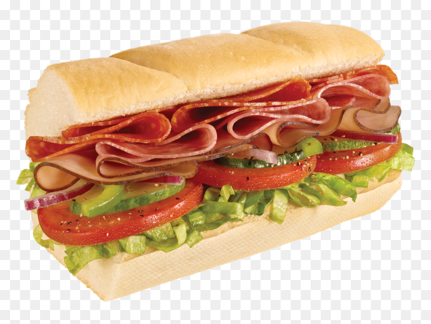 Italian Bmt Subway Malaysia , Png Download - Transparent Subway Sandwich Png, Png Download - subway png