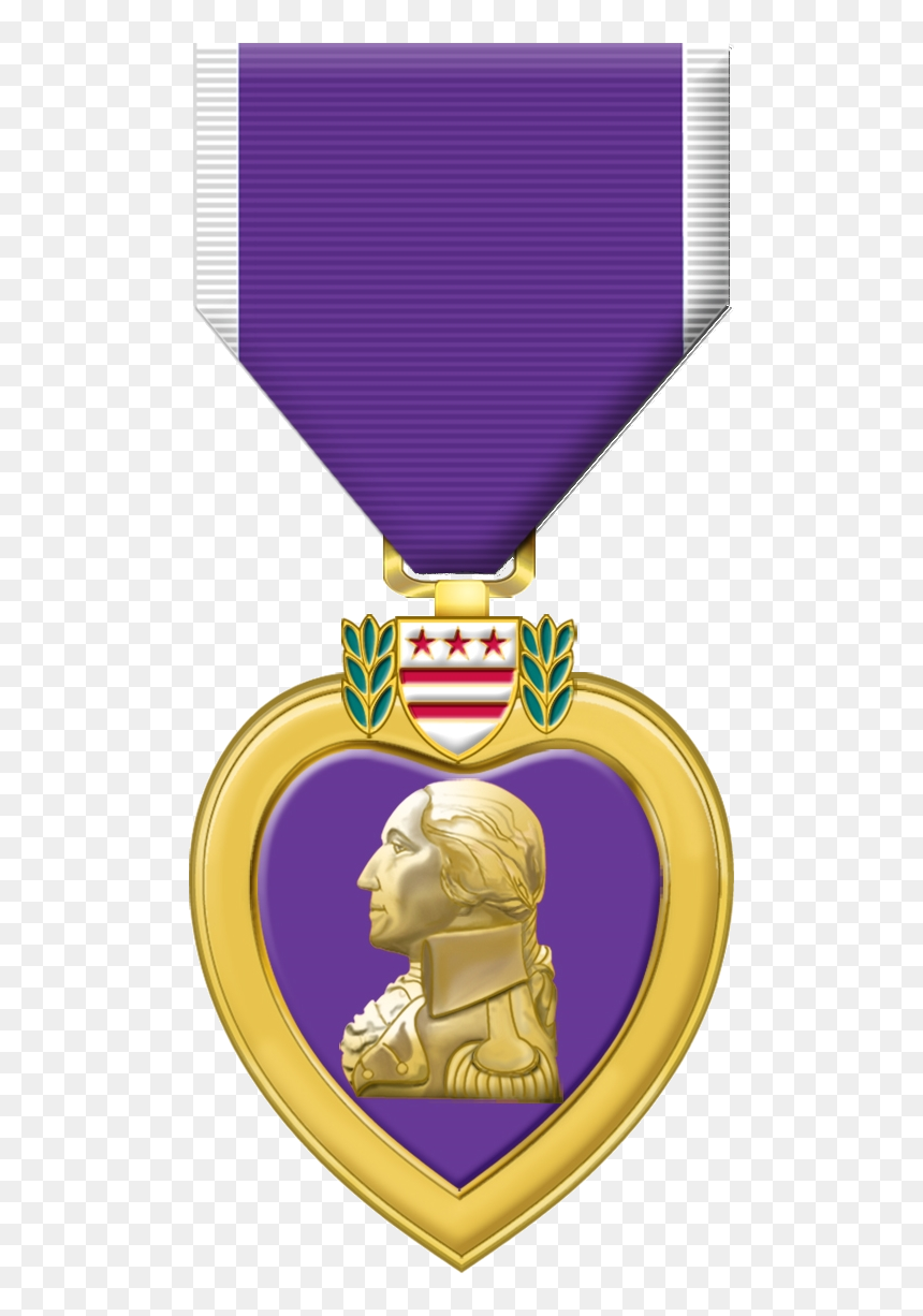 Purple Heart Medal - Purple Heart Medal Clipart, HD Png Download - purple heart png