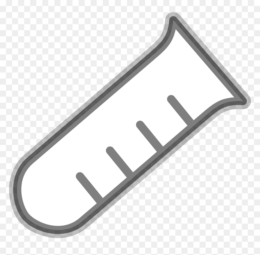 Test Tube For Colouring, HD Png Download - clear png