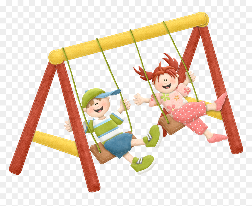 Discover Ideas About Family Clipart - Swings In A Park Clipart, HD Png Download - playground png