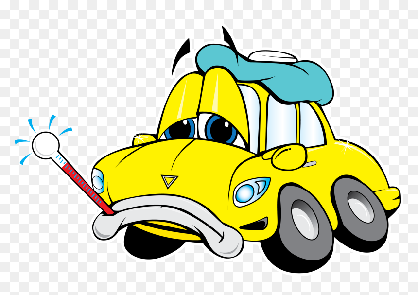 Broken Down Car Clipart Image Stock 28 Collection Of - Broken Down Car Clipart, HD Png Download - car emoji png