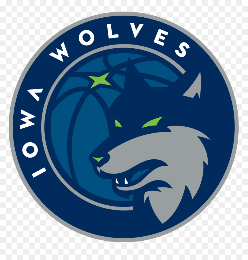 Iowa Wolves Logo, HD Png Download - wolves png