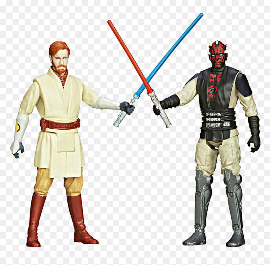Star Wars Mission Series Mandalore Pack [obi-wan Kenobi - Darth Maul Obi Wan Figure, HD Png Download - obi wan kenobi png