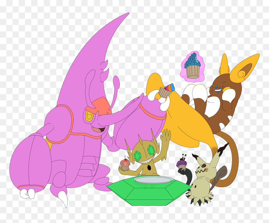 Pokecember 20 - Cartoon, HD Png Download - mimikyu png