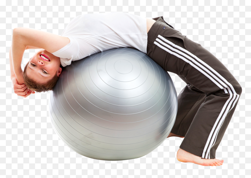 Gym Ball Png, Transparent Png - exercise png