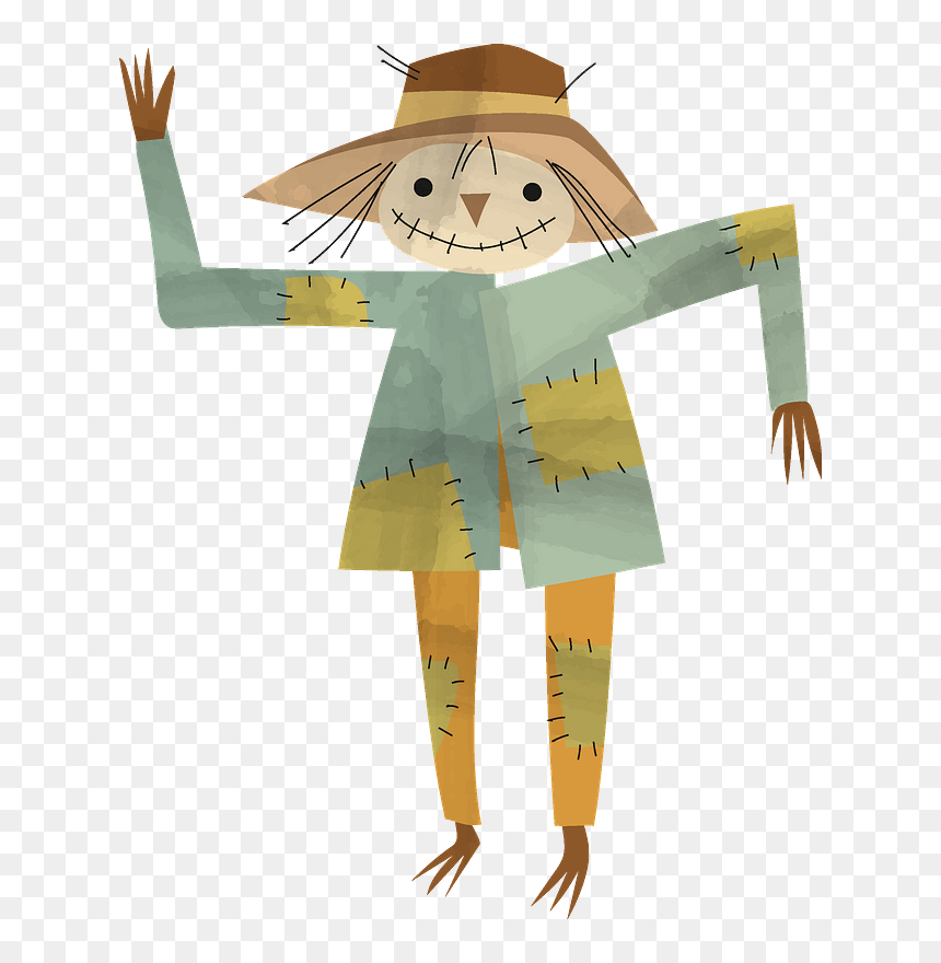 Scarecrow Clipart, HD Png Download - scarecrow png