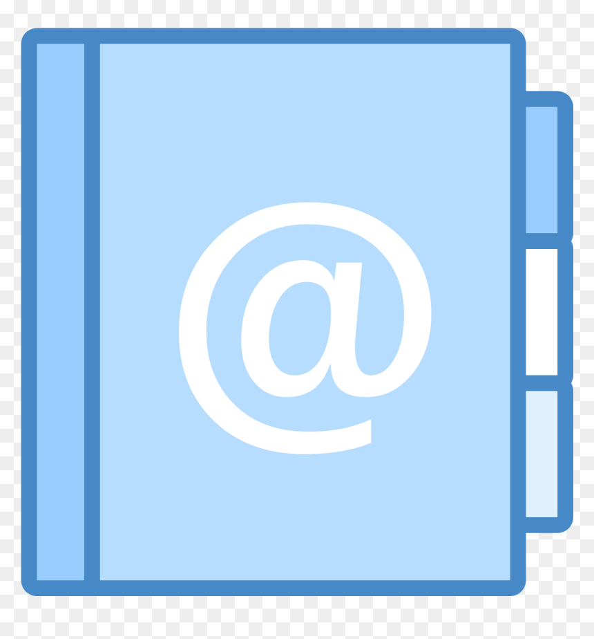 Clipart Address Book Png Black And White 28 Collection - Address Book, Transparent Png - address icon png