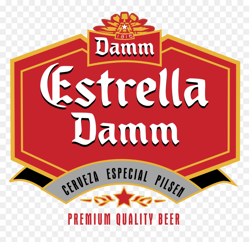 Estrella Damm, HD Png Download - estrella png
