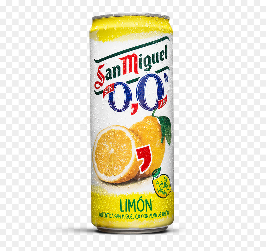 San Miguel 0,0% Limón - San Miguel 0 0, HD Png Download - limon png