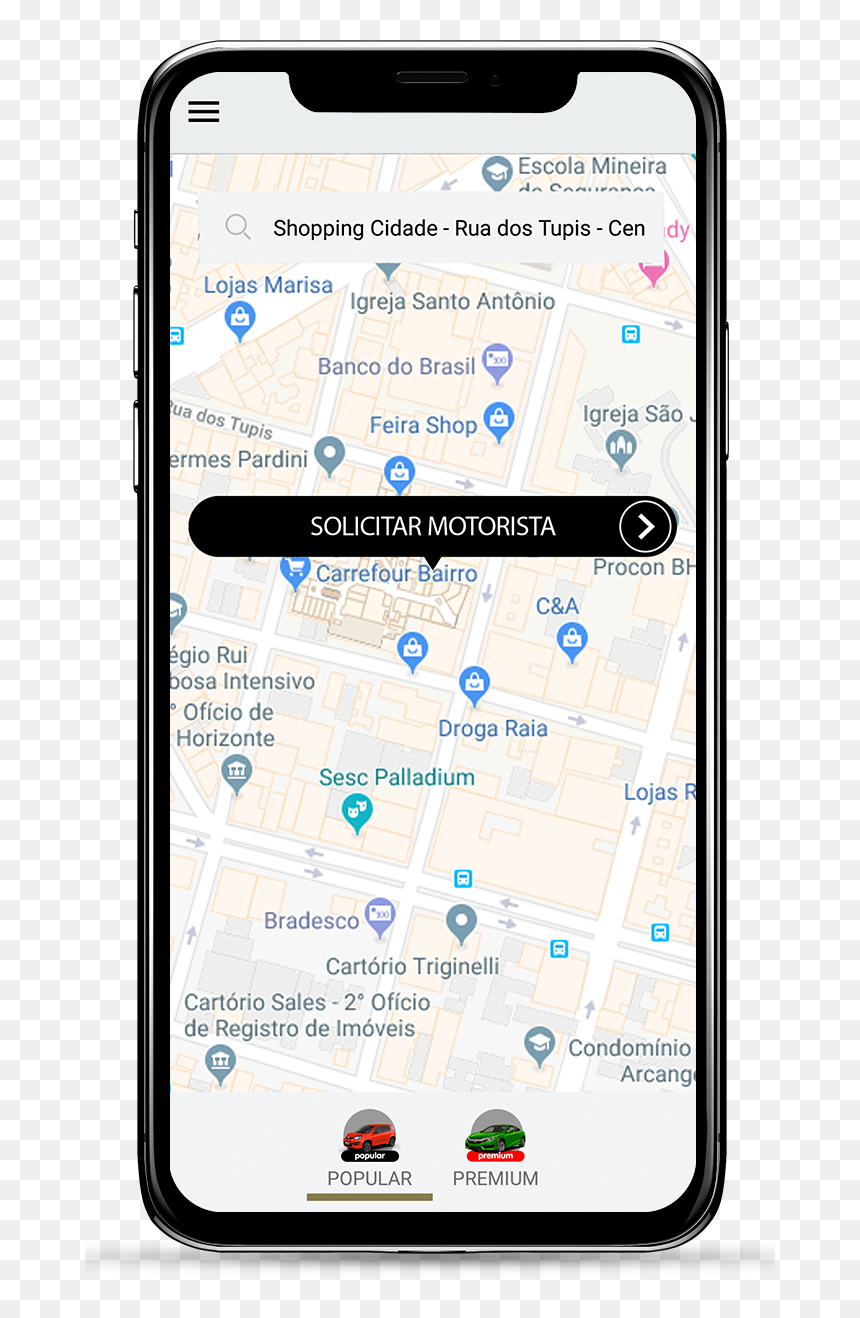 Crie Seu Aplicativo Como O Uber - Aplicativo Uber, HD Png Download - uber png