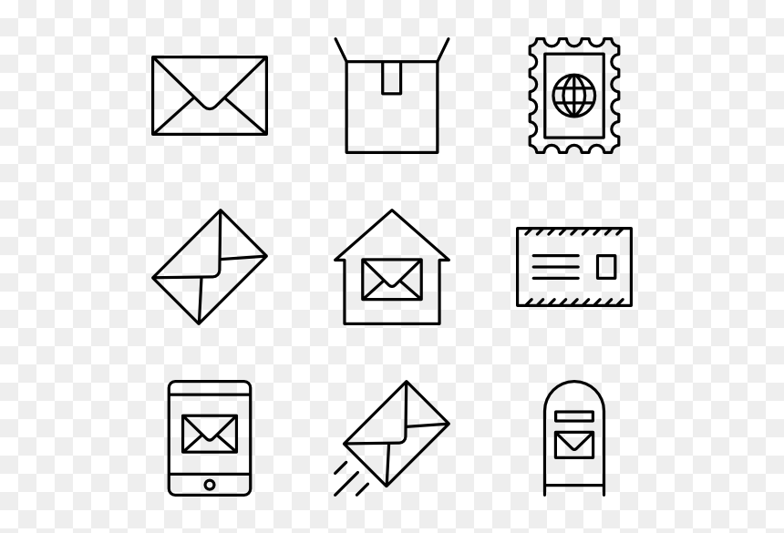 Train Icon Line Art, HD Png Download - address icon png