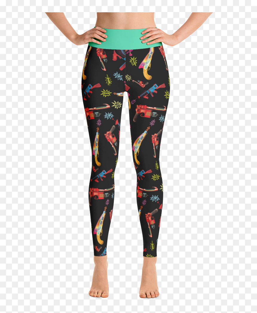 Ray Gun Yoga Leggings - Porg Star Wars Leggings, HD Png Download - ray gun png