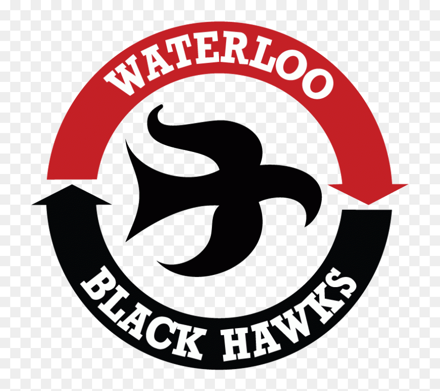 Waterloo Blackhawks Hockey Logo, HD Png Download - blackhawks logo png
