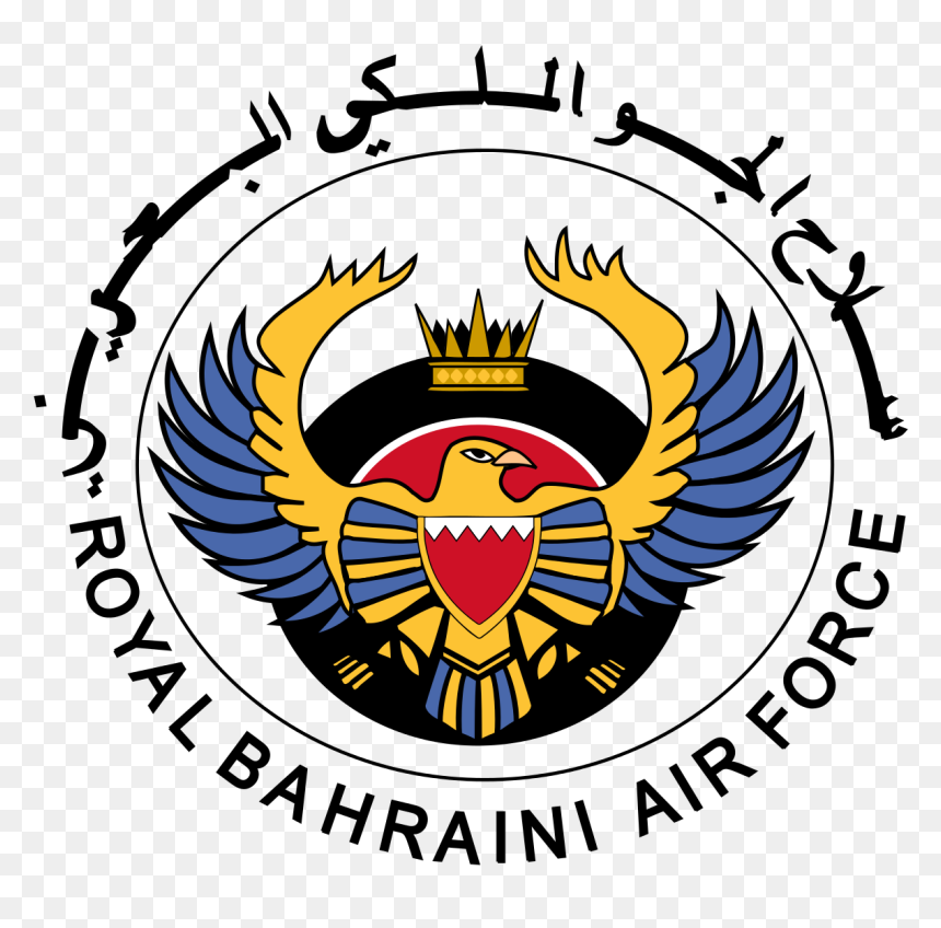 Royal Air Force Logo Png Svg Freeuse - Bahrain Air Force Flag, Transparent Png - air force logo png