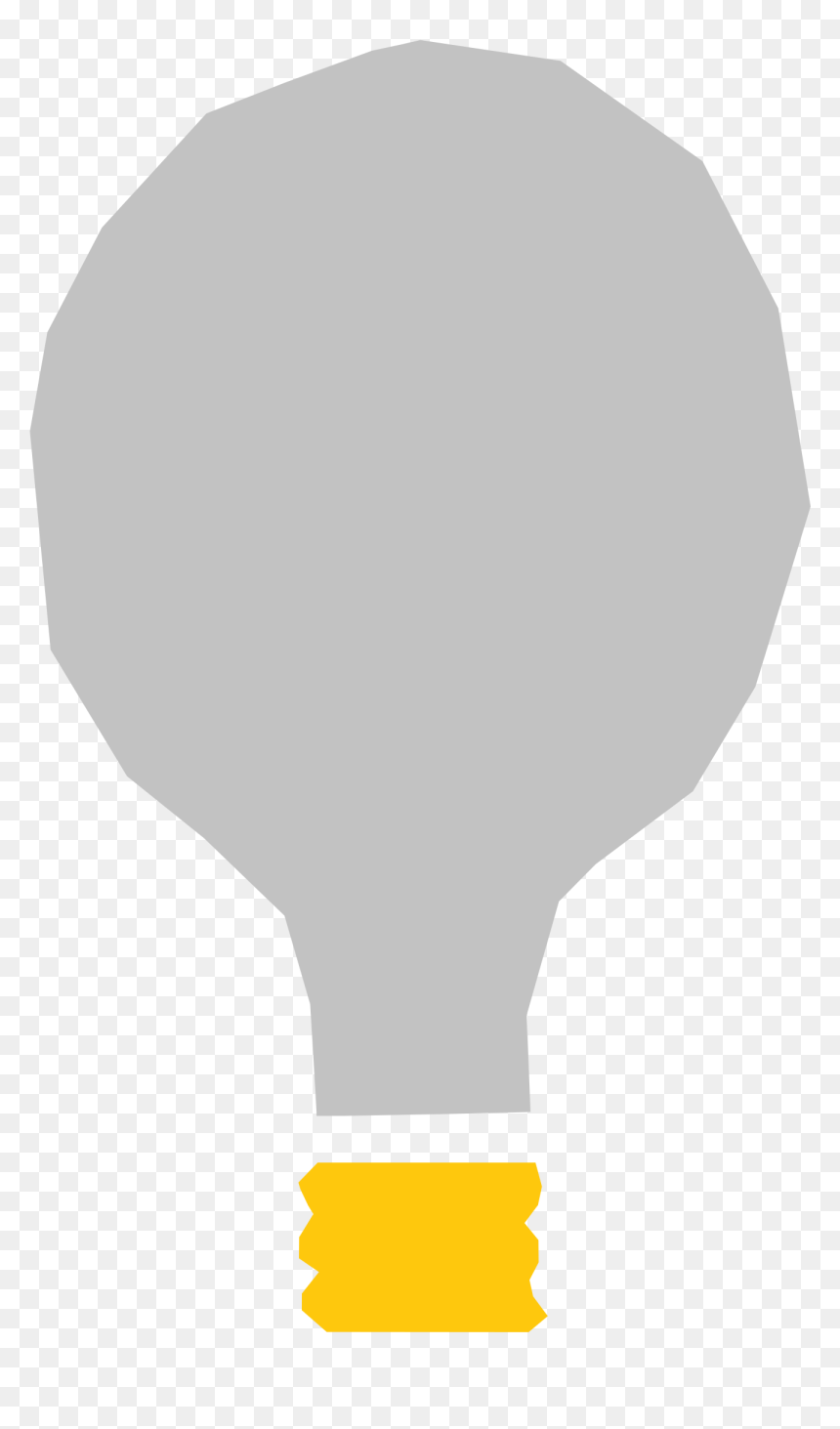 Lightbulb Refixed Clip Arts - Hot Air Balloon, HD Png Download - lightbulb icon png
