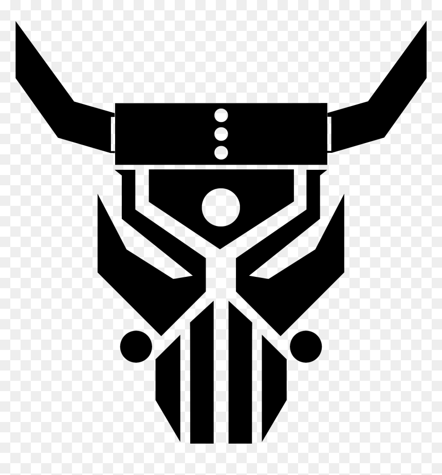 Logo Graphic Design Skull Axe Free Transparent Image - Skull Png Logo, Png Download - skull logo png