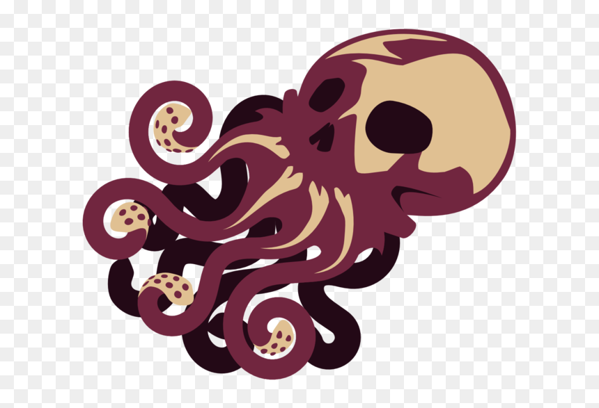Octopus By Figbeater - Octopus, HD Png Download - skull logo png