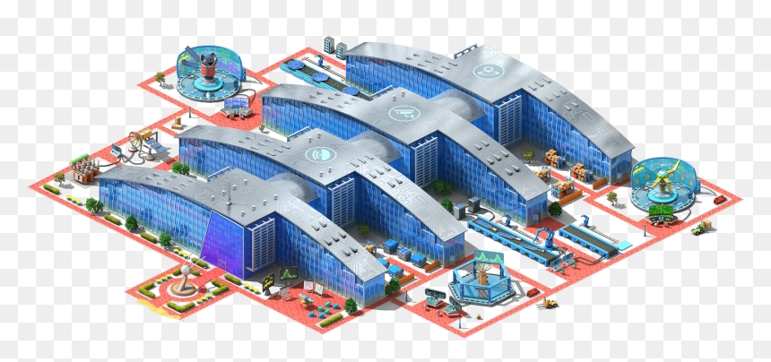 Megapolis Wiki - Scale Model, HD Png Download - factory png