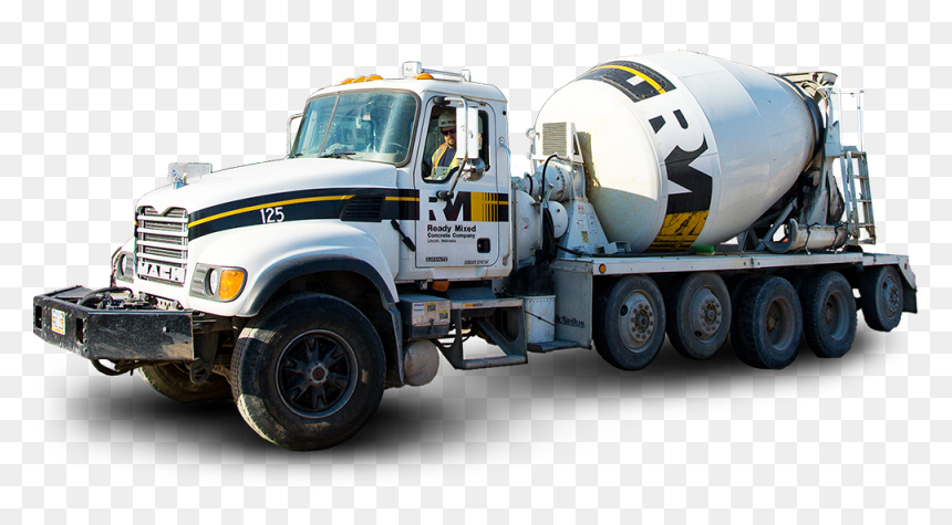 Transparent Cement Png - Truck Cement Mixer Concrete Mixer, Png Download - concrete png