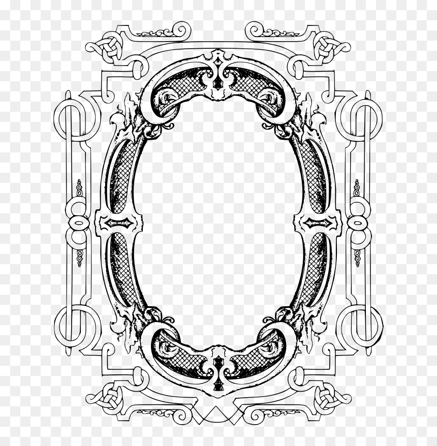 Ornate Frame By J4p4n - Portable Network Graphics, HD Png Download - ornate frame png