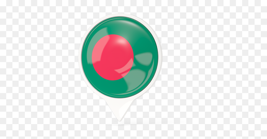 White Pointer With Flag - Circle, HD Png Download - pointer png