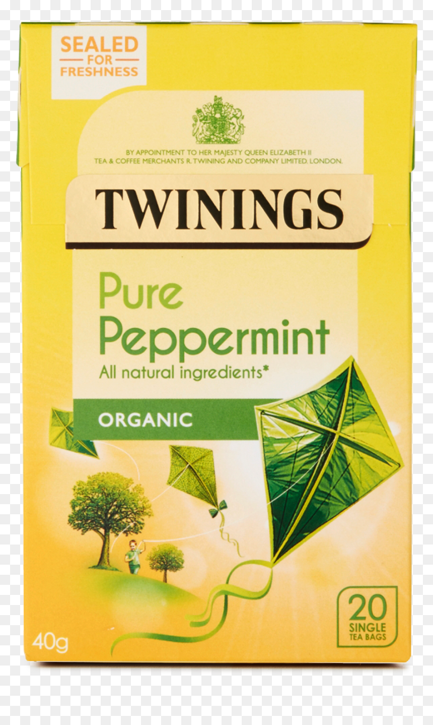 Twinings Of London Tea Bags Pure Peppermint 20 Single, HD Png Download - peppermint png