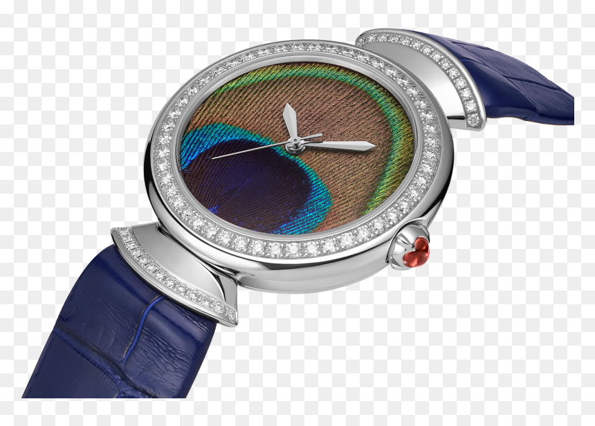 Analog Watch, HD Png Download - peacock feather png
