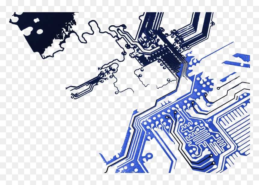Data8 Data11 Data9 - Circuit Board No Background, HD Png Download - clear png