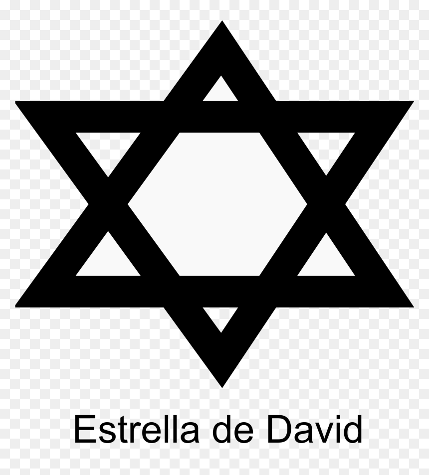 Estrella De David Clip Arts - 5 Main Religion Symbols, HD Png Download - estrella png