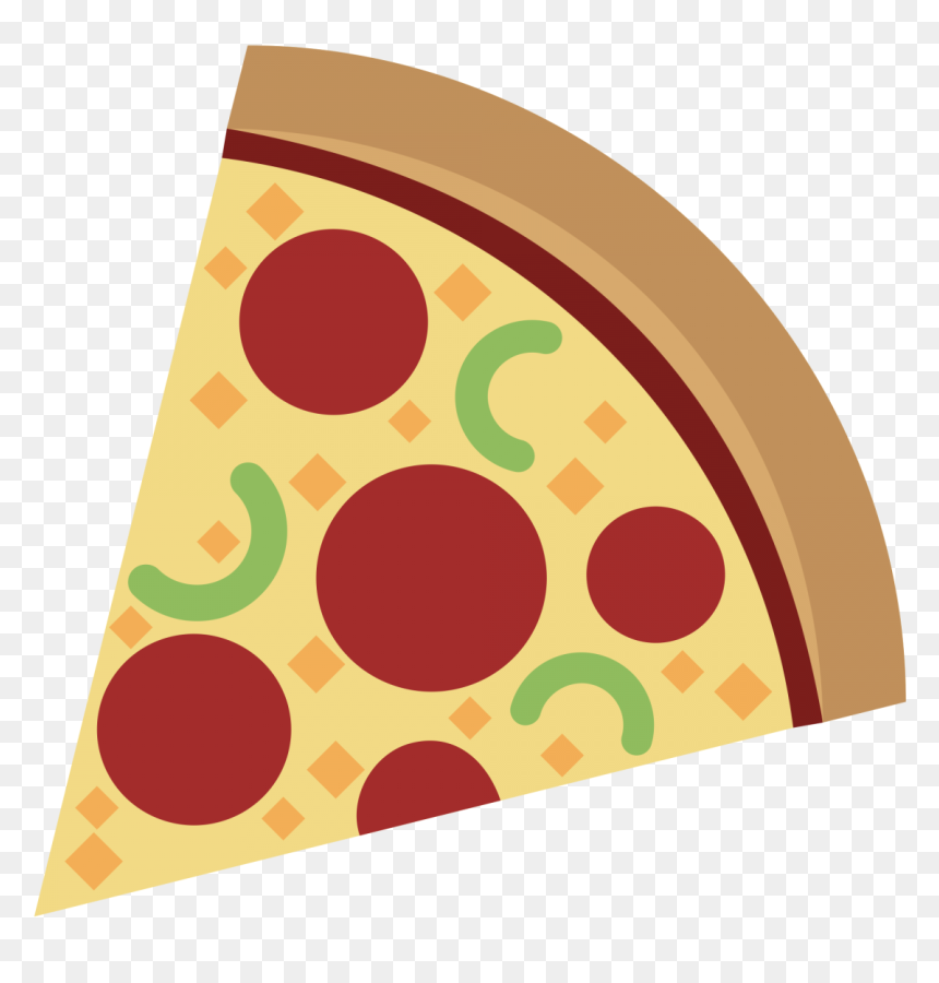 Transparent Twin Emoji Png - Clip Art Pizza Slice Png, Png Download - pizza emoji png