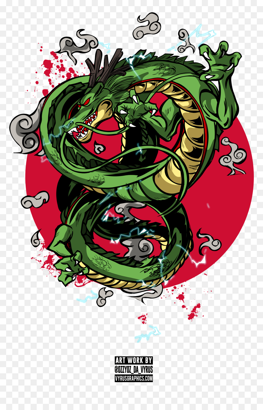 Dragon Ball Z Ozzy Da Vyrus, HD Png Download - shenron png