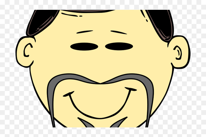 Chinese Man Cartoon Face - Cartoon Man Face, HD Png Download - cartoon face png