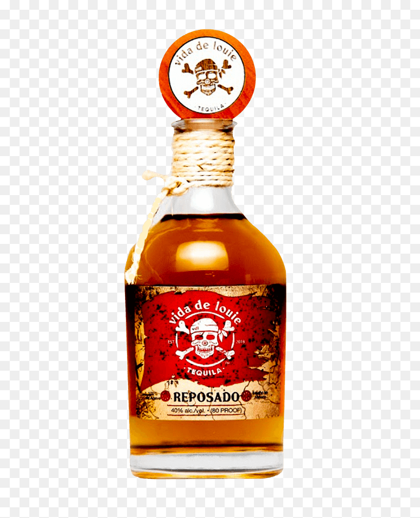 Vida De Louie Bottle Image - Glass Bottle, HD Png Download - tequila bottle png