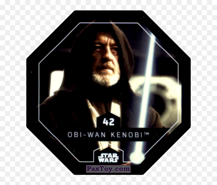 Карточка, Фишка / Pog / Cap / Tazo - Obi Wan Kenobi Clit, HD Png Download - obi wan png