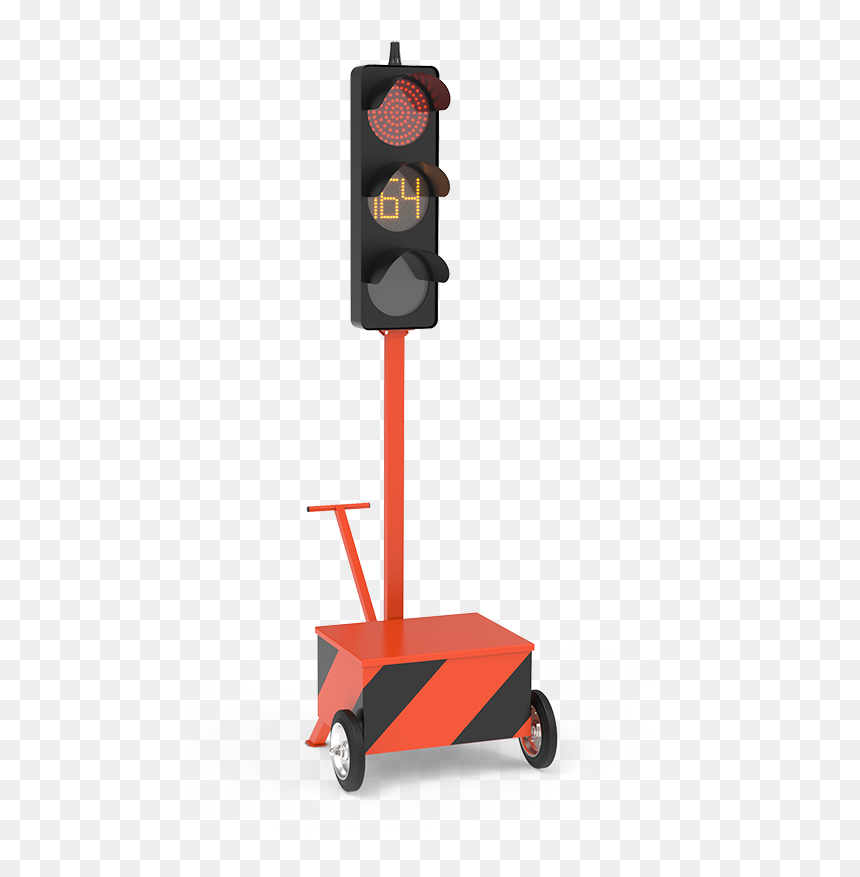 Portable Traffic Lights With Radio Frequency Link Communication - Traffic Light, HD Png Download - traffic light png