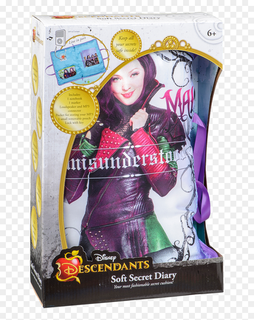 Descendants Soft Secret Diary, , Large - Girl, HD Png Download - descendants png