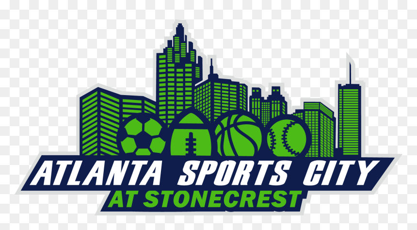 Asc Group Photo, Atlanta Sports City Logo, HD Png Download - atlanta skyline png