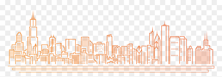 Clipart Of Kansas City Skyline, HD Png Download - atlanta skyline png