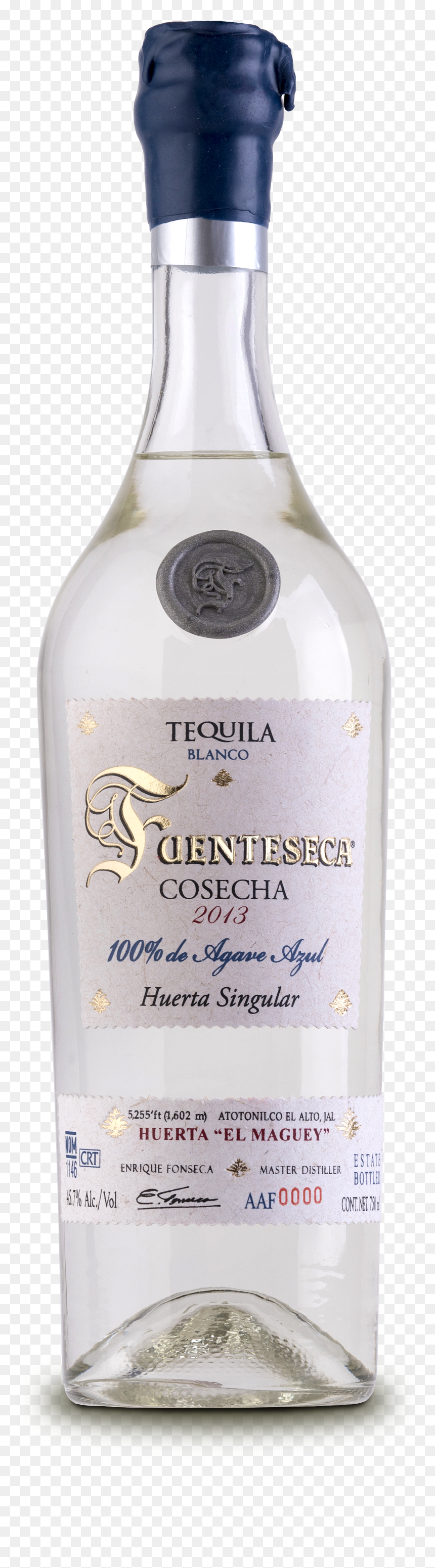 Tequila Png - Fuenteseca Cosecha Blanco Tequila, Transparent Png - tequila bottle png