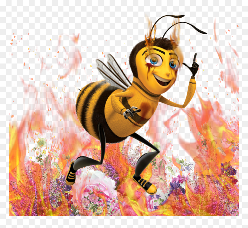 Bees Transparent Bee Movie - Bee From The Bee Movie, HD Png Download - bee movie png
