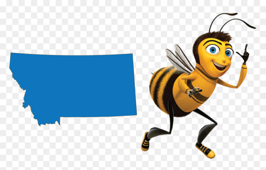 Bee Movie Barry B - Bee From The Bee Movie, HD Png Download - bee movie png