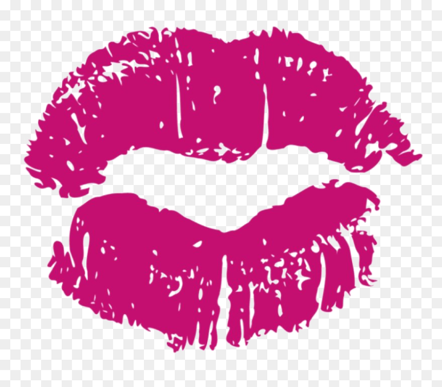 Kiss Mark - Transparent Png Pink Kiss Clipart, Png Download - kiss mark png